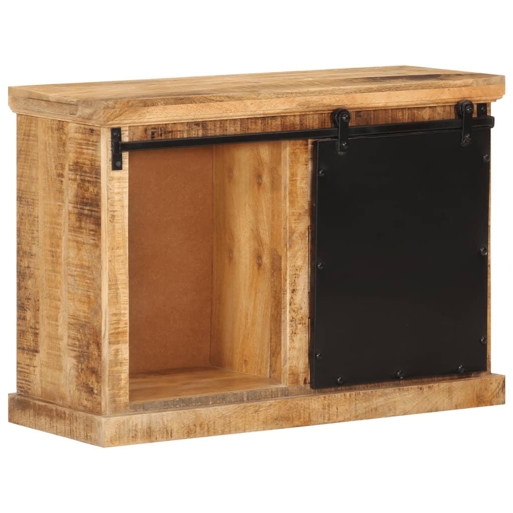 vidaXL Sideboard 80x30x55 cm Solid Rough Wood Mango