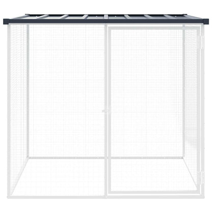 vidaXL Chicken Cage with Roof Anthracite 103x98x90 cm Galvanised Steel