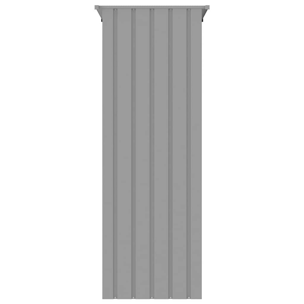 vidaXL Bird Cage Grey 115x78x200 cm Galvanised Steel