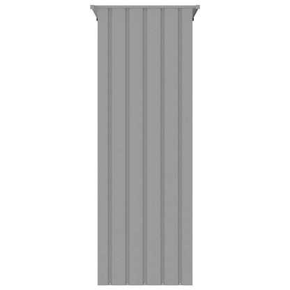 vidaXL Bird Cage Grey 115x78x200 cm Galvanised Steel