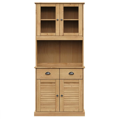 vidaXL Highboard "VIGO" 78x40x175 cm Solid Wood Pine