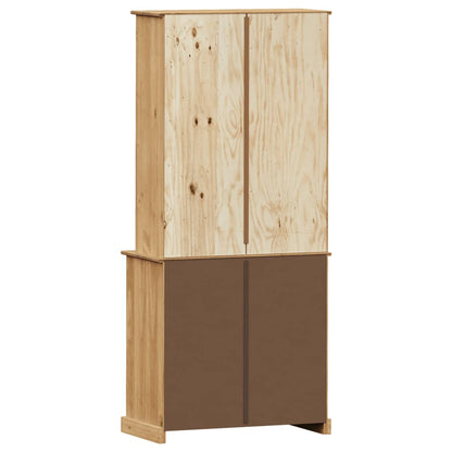 vidaXL Highboard "VIGO" 78x40x175 cm Solid Wood Pine