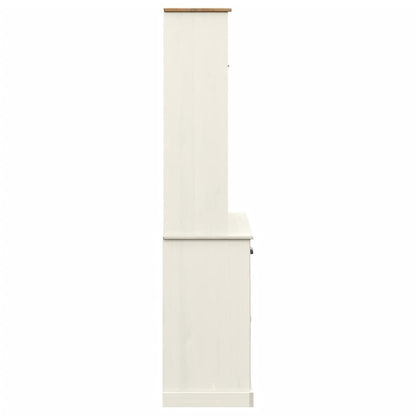 vidaXL Highboard VIGO White 78x40x175 cm Solid Wood Pine