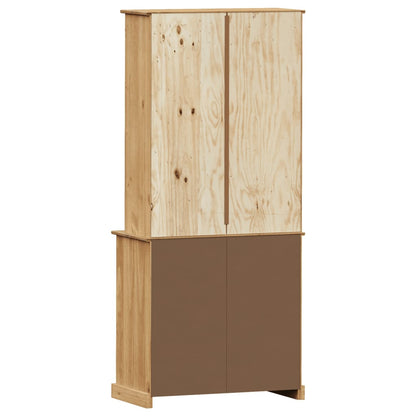 vidaXL Highboard "VIGO" 78x40x175 cm Solid Wood Pine