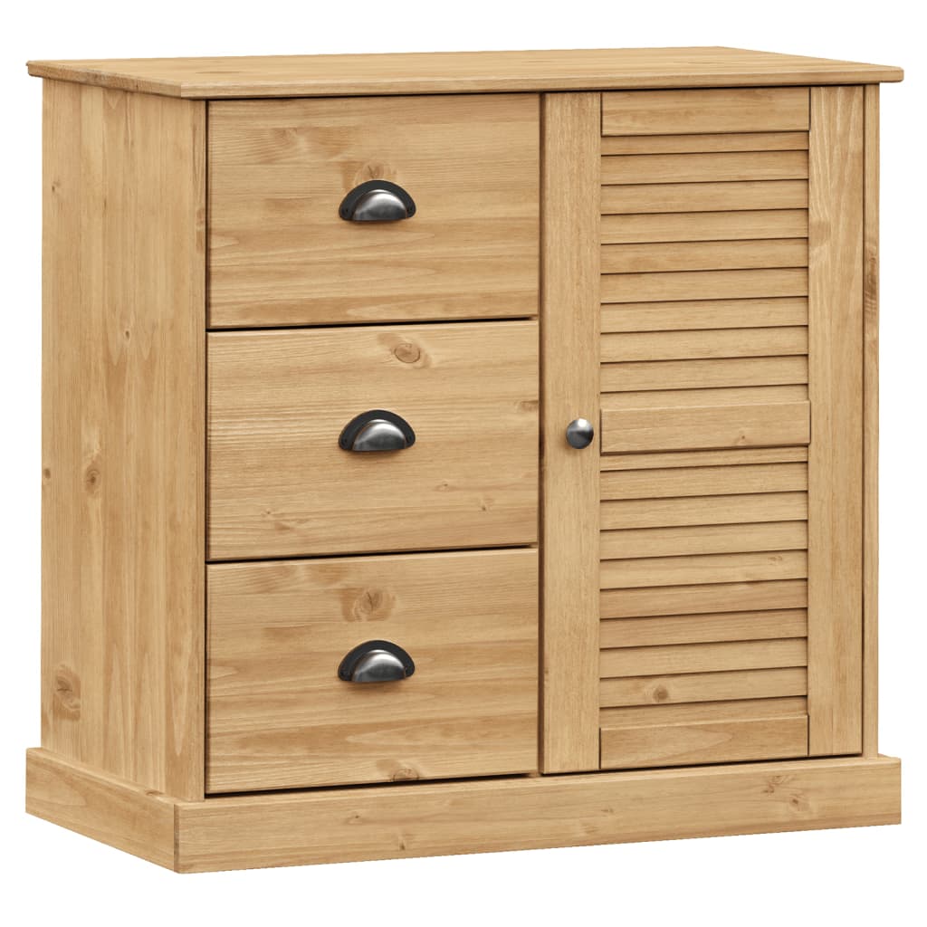 vidaXL Highboard "VIGO" 78x40x175 cm Solid Wood Pine