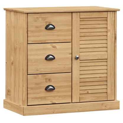 vidaXL Highboard "VIGO" 78x40x175 cm Solid Wood Pine