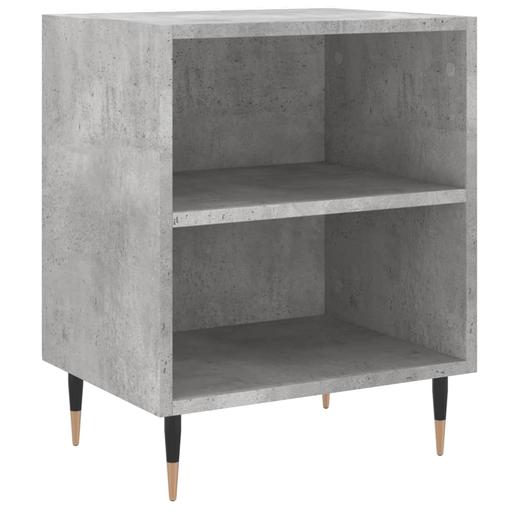 vidaXL Bedside Cabinets 2 pcs Concrete Grey 40x30x50 cm Engineered Wood