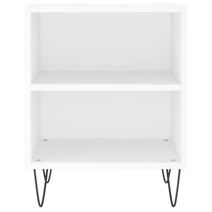 vidaXL Bedside Cabinets 2 pcs White 40x30x50 cm Engineered Wood