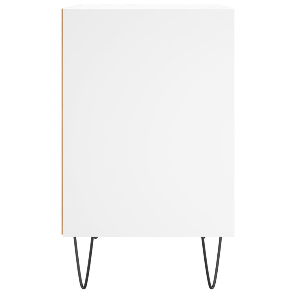 vidaXL Bedside Cabinets 2 pcs White 40x30x50 cm Engineered Wood