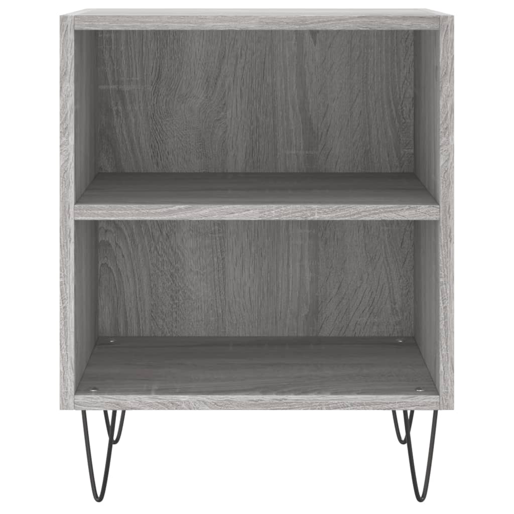vidaXL Bedside Cabinets 2 pcs Grey Sonoma 40x30x50 cm Engineered Wood