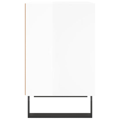 vidaXL Bedside Cabinets 2 pcs High Gloss White 40x30x50 cm Engineered Wood