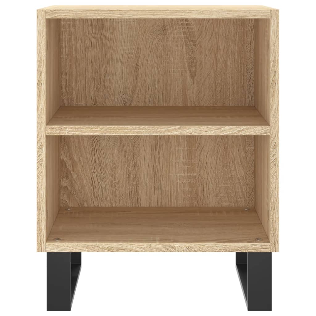vidaXL Bedside Cabinets 2 pcs Sonoma Oak 40x30x50 cm Engineered Wood