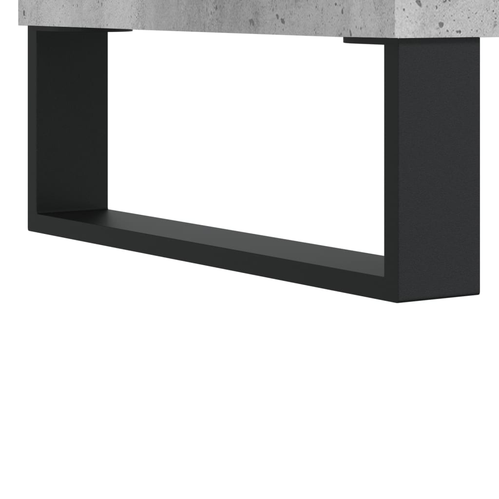 vidaXL Bedside Cabinets 2 pcs Concrete Grey 40x30x50 cm Engineered Wood
