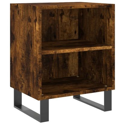 vidaXL Bedside Cabinets 2 pcs Smoked Oak 40x30x50 cm Engineered Wood