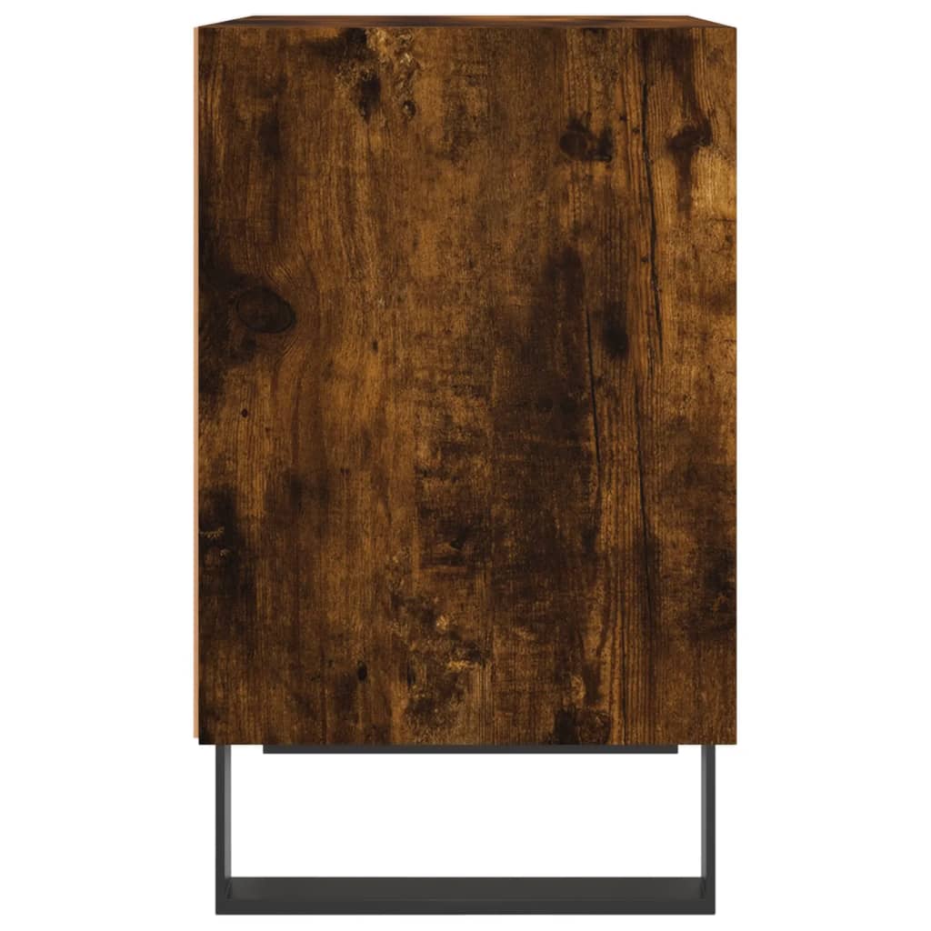 vidaXL Bedside Cabinets 2 pcs Smoked Oak 40x30x50 cm Engineered Wood