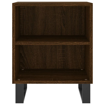 vidaXL Bedside Cabinets 2 pcs Brown Oak 40x30x50 cm Engineered Wood