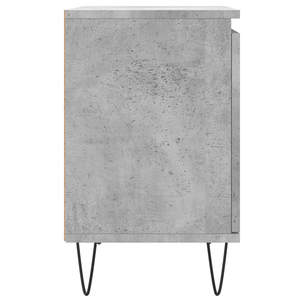 vidaXL Bedside Cabinets 2 pcs Concrete Grey 40x30x50 cm Engineered Wood