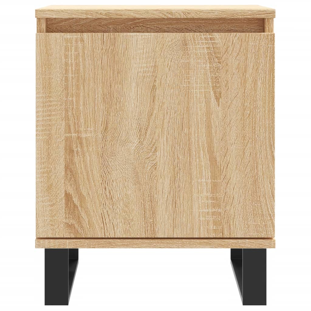 vidaXL Bedside Cabinets 2 pcs Sonoma Oak 40x30x50 cm Engineered Wood