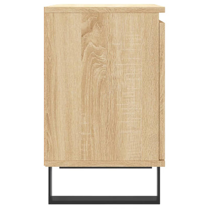 vidaXL Bedside Cabinets 2 pcs Sonoma Oak 40x30x50 cm Engineered Wood
