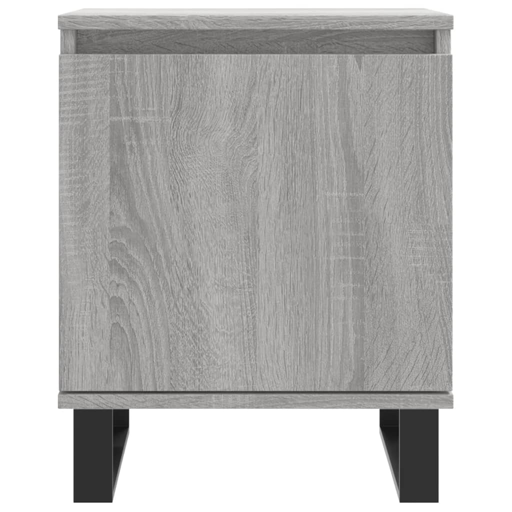 vidaXL Bedside Cabinets 2 pcs Grey Sonoma 40x30x50 cm Engineered Wood