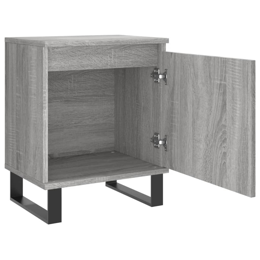 vidaXL Bedside Cabinets 2 pcs Grey Sonoma 40x30x50 cm Engineered Wood