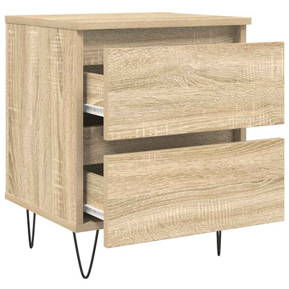 vidaXL Bedside Cabinet Sonoma Oak 40x35x50 cm Engineered Wood