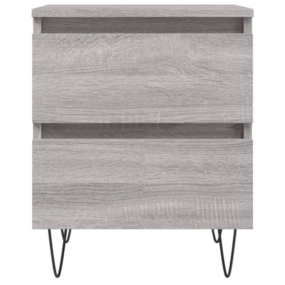 vidaXL Bedside Cabinets 2 pcs Grey Sonoma 40x35x50 cm Engineered Wood