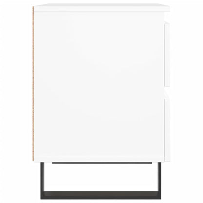 vidaXL Bedside Cabinets 2 pcs White 40x35x50 cm Engineered Wood