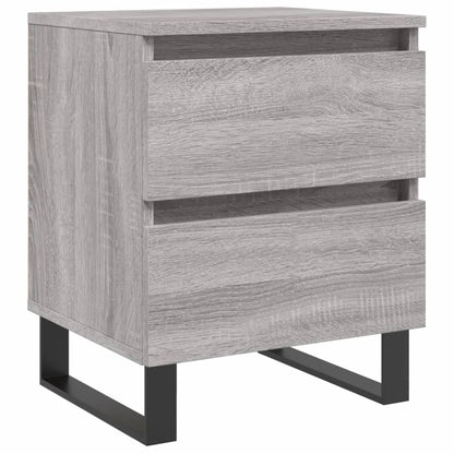 vidaXL Bedside Cabinet Grey Sonoma 40x35x50 cm Engineered Wood