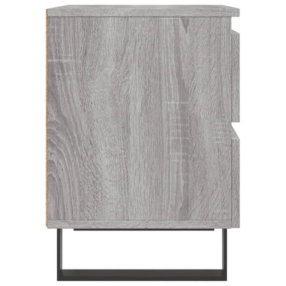 vidaXL Bedside Cabinet Grey Sonoma 40x35x50 cm Engineered Wood