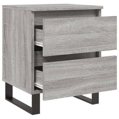 vidaXL Bedside Cabinets 2 pcs Grey Sonoma 40x35x50 cm Engineered Wood