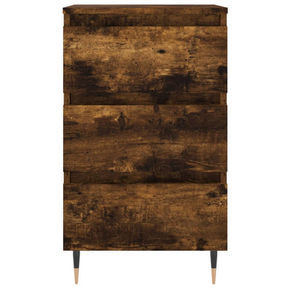 vidaXL Bedside Cabinets 2 pcs Smoked Oak 40x35x69 cm Engineered Wood