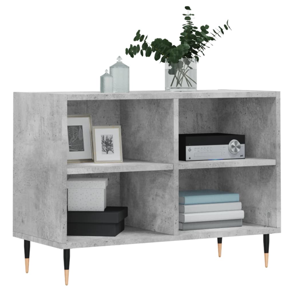 vidaXL TV Cabinet Concrete Grey 69,5x30x50 cm Engineered Wood