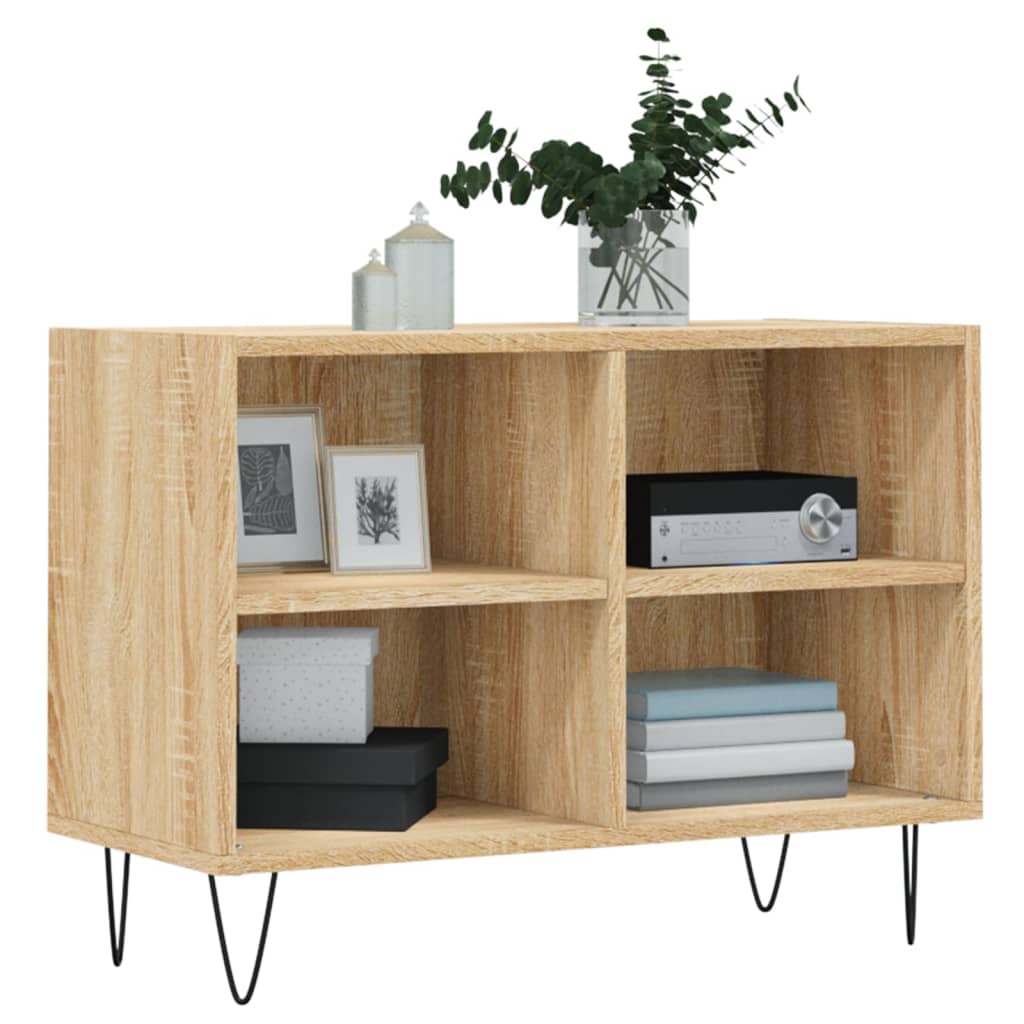 vidaXL TV Cabinet Sonoma Oak 69.5x30x50 cm Engineered Wood