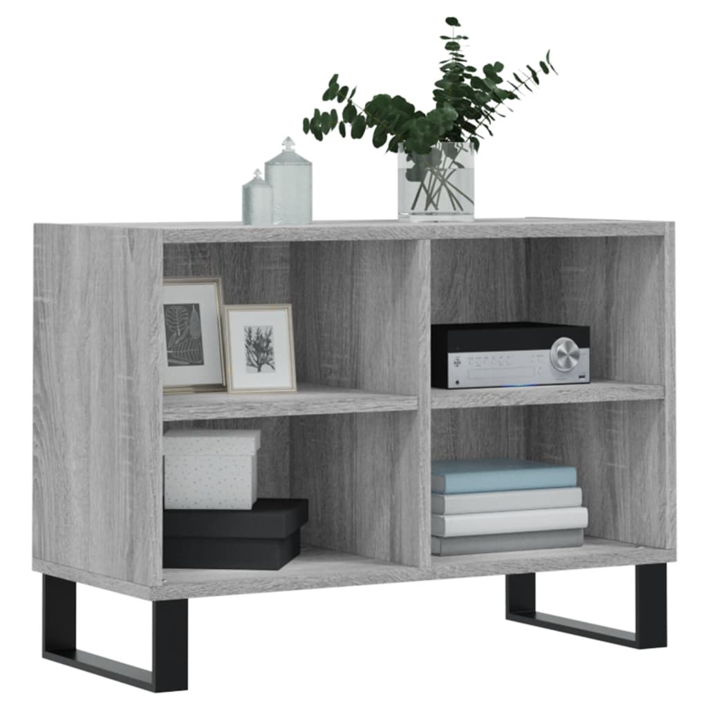 vidaXL TV Cabinet Grey Sonoma 69.5x30x50 cm Engineered Wood