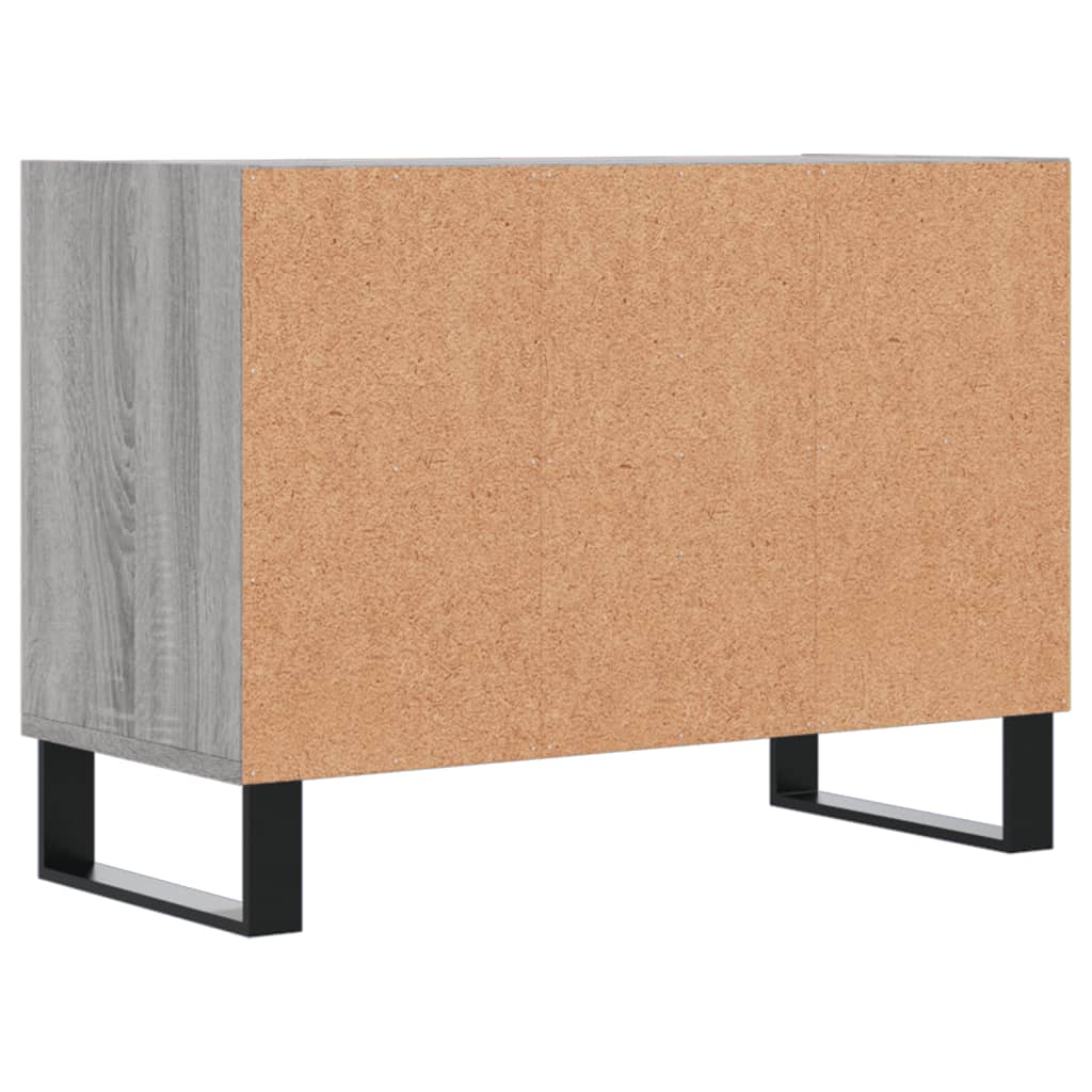 vidaXL TV Cabinet Grey Sonoma 69.5x30x50 cm Engineered Wood