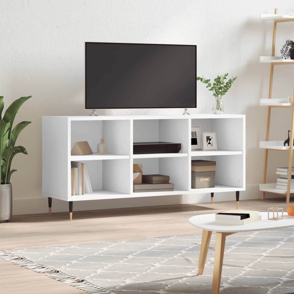 vidaXL TV Cabinet White 103,5x30x50 cm Engineered Wood