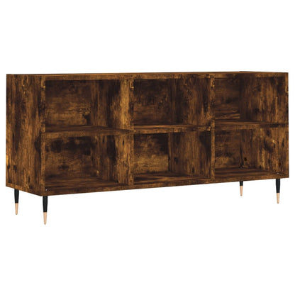 vidaXL TV Cabinet Smoked Oak 103,5x30x50 cm Engineered Wood