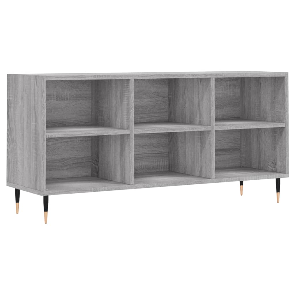 vidaXL TV Cabinet Grey Sonoma 103,5x30x50 cm Engineered Wood