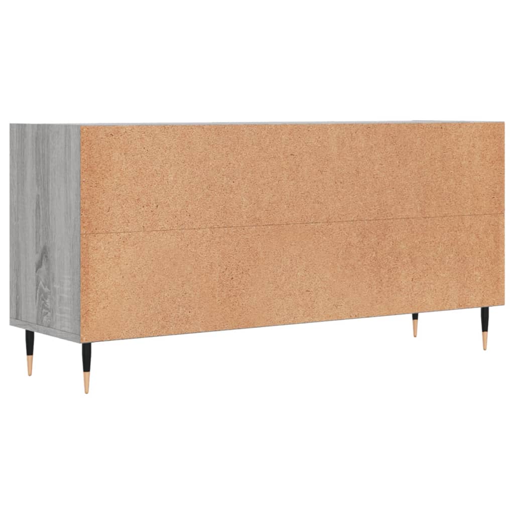 vidaXL TV Cabinet Grey Sonoma 103.5x30x50 cm Engineered Wood