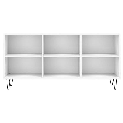 vidaXL TV Cabinet White 103.5x30x50 cm Engineered Wood