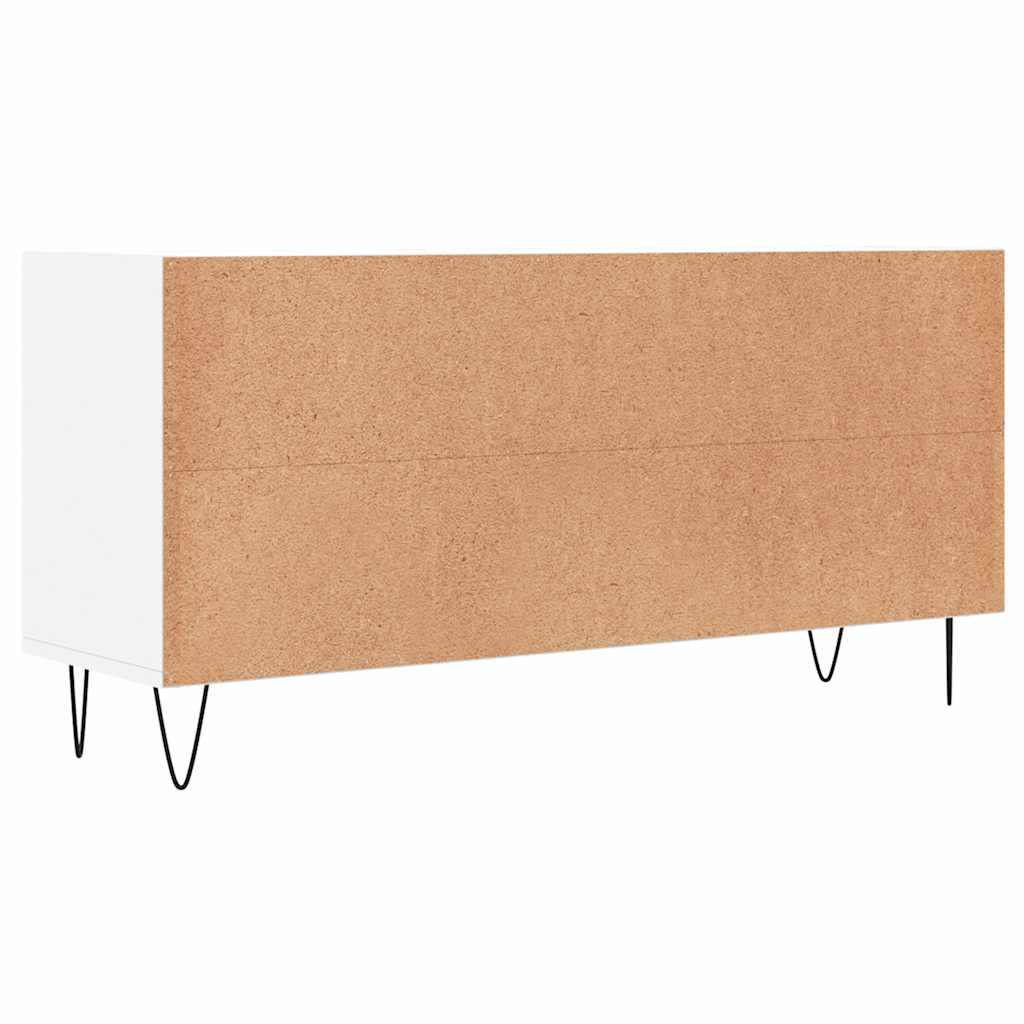 vidaXL TV Cabinet White 103.5x30x50 cm Engineered Wood