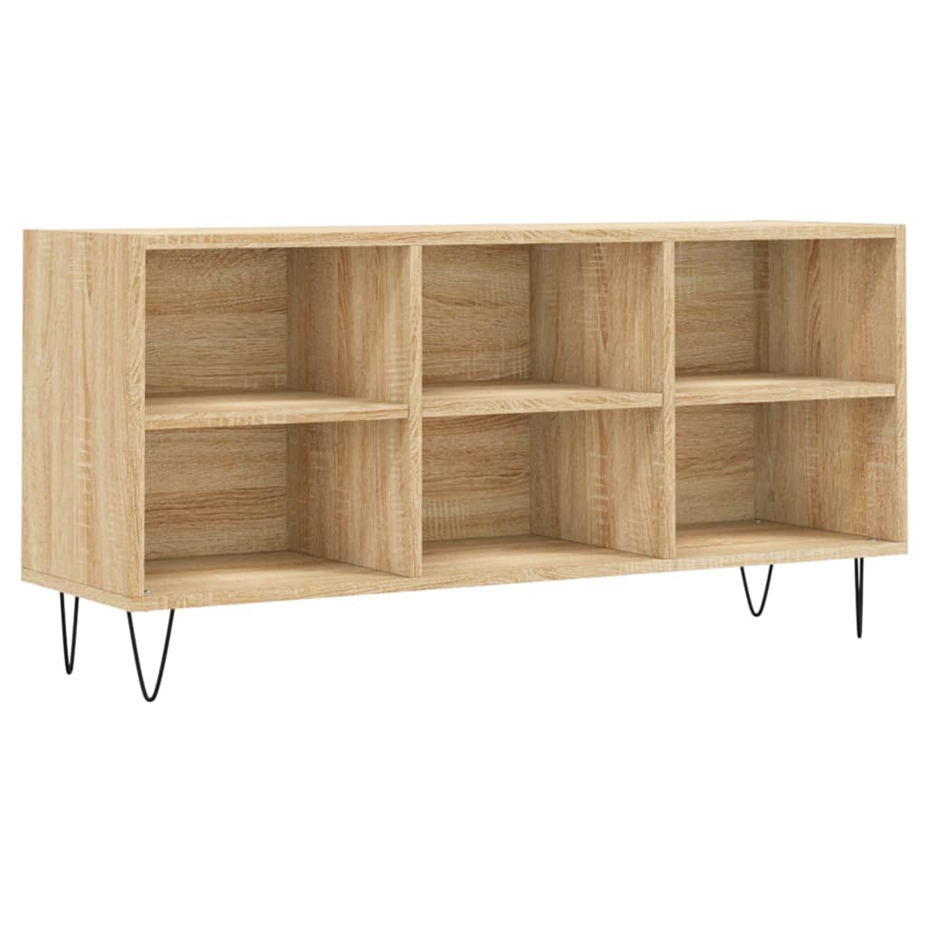 vidaXL TV Cabinet Sonoma Oak 103,5x30x50 cm Engineered Wood