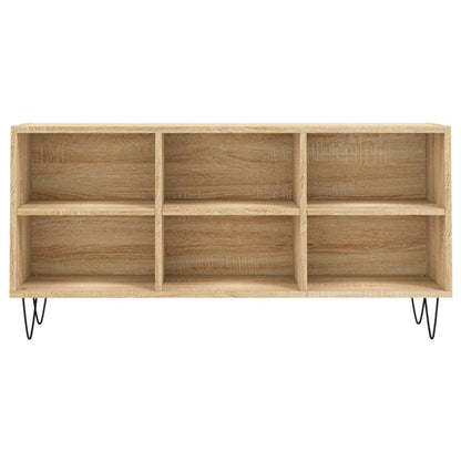 vidaXL TV Cabinet Sonoma Oak 103.5x30x50 cm Engineered Wood
