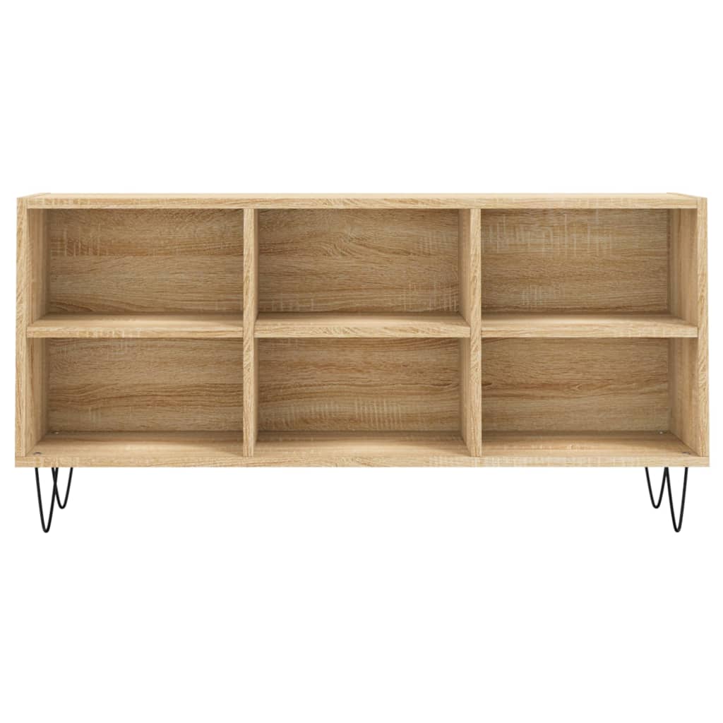 vidaXL TV Cabinet Sonoma Oak 103,5x30x50 cm Engineered Wood