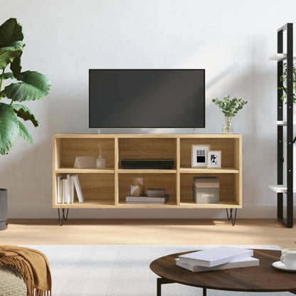 vidaXL TV Cabinet Sonoma Oak 103,5x30x50 cm Engineered Wood