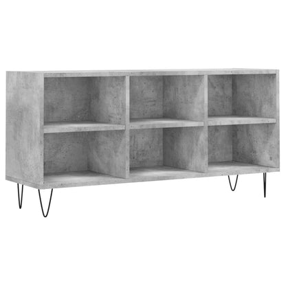 vidaXL TV Cabinet Concrete Grey 103,5x30x50 cm Engineered Wood