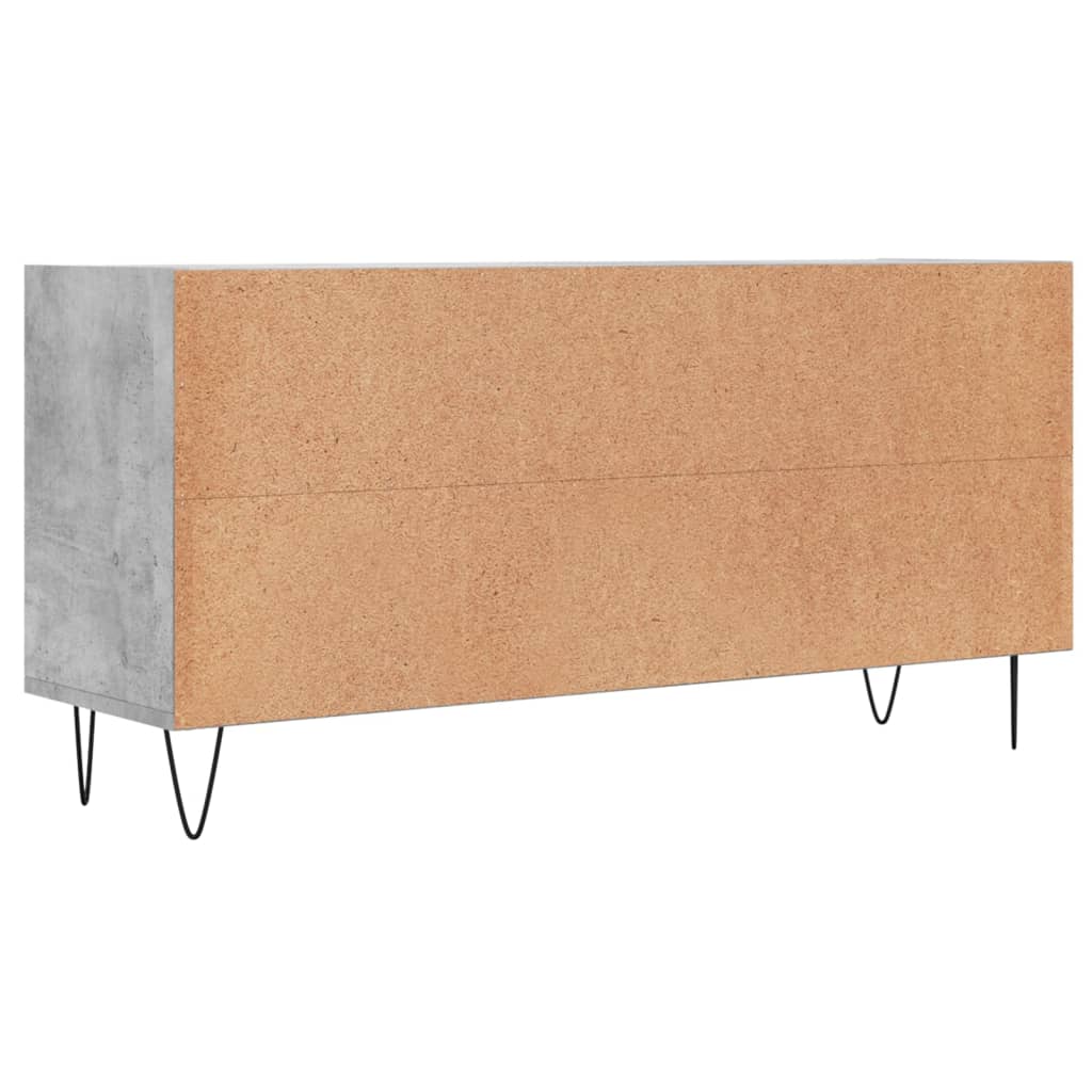 vidaXL TV Cabinet Concrete Grey 103,5x30x50 cm Engineered Wood