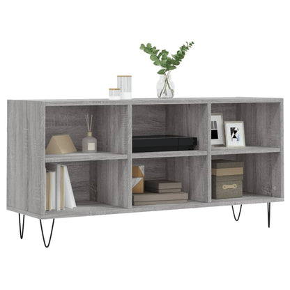 vidaXL TV Cabinet Grey Sonoma 103.5x30x50 cm Engineered Wood