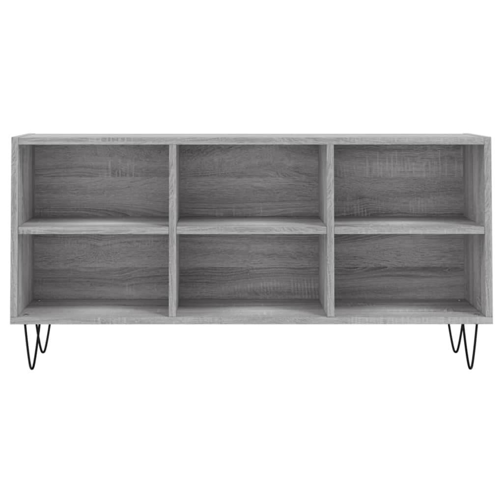 vidaXL TV Cabinet Grey Sonoma 103.5x30x50 cm Engineered Wood